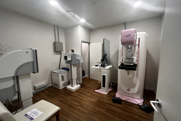 pre-operative examination room